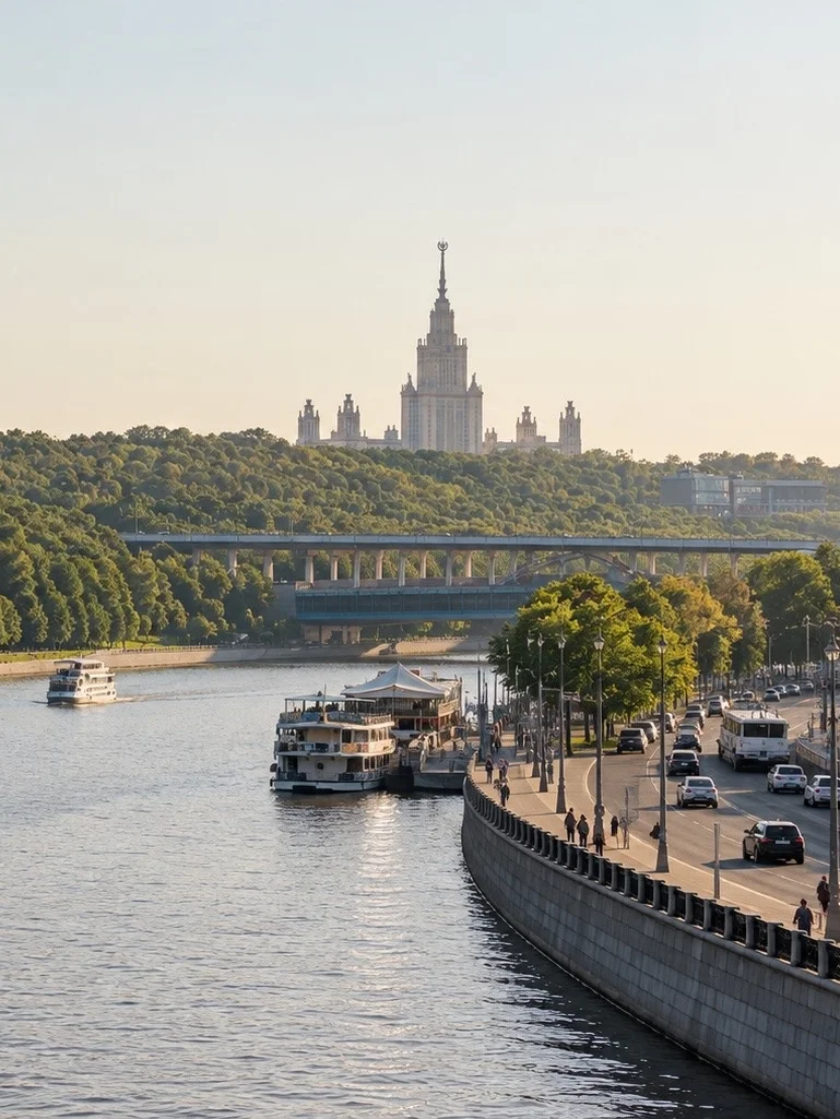 Набережная в Хамовниках