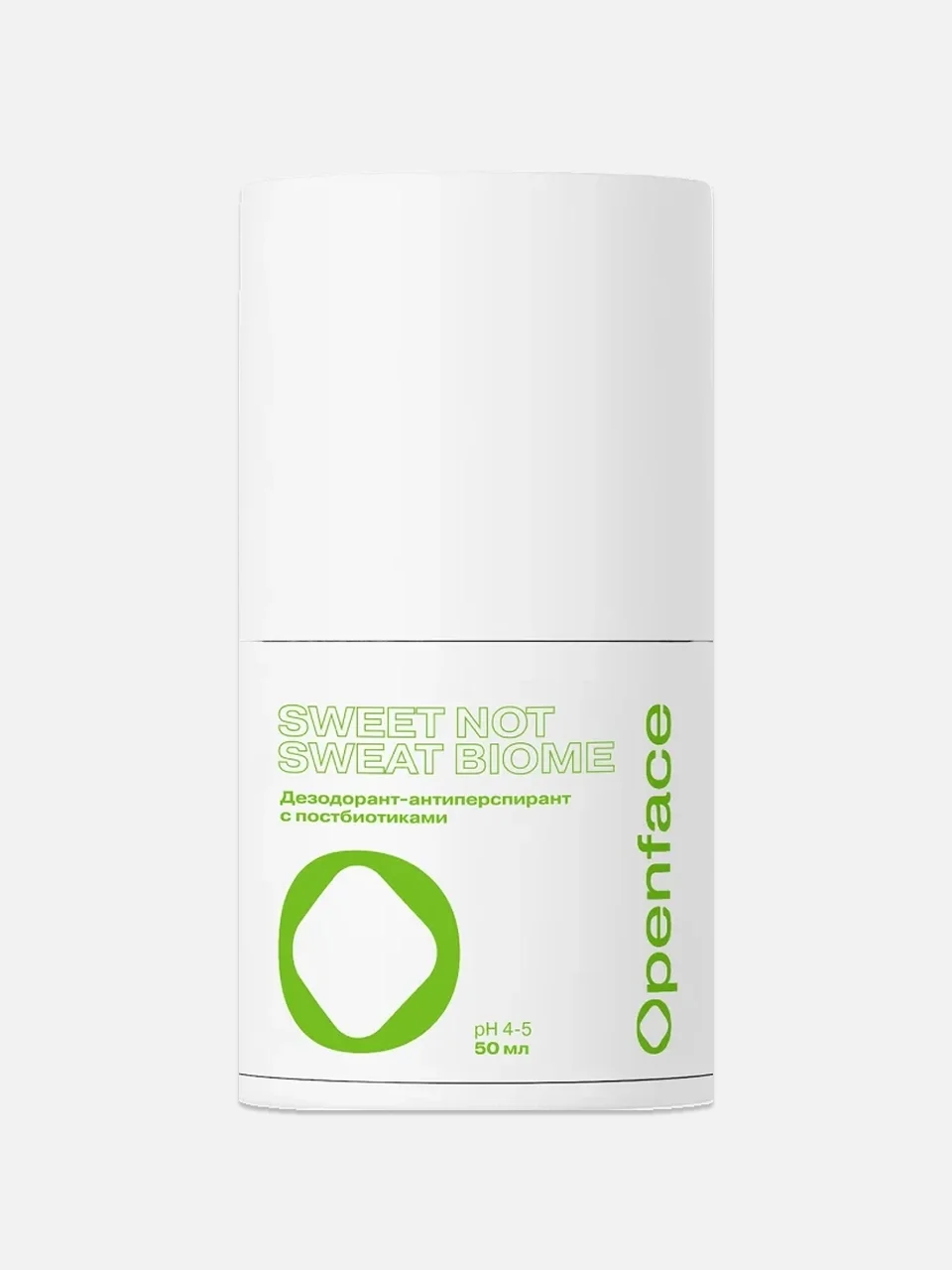 Дезодорант-антиперспирант с постбиотиками Sweet Not Sweat Biome Openface