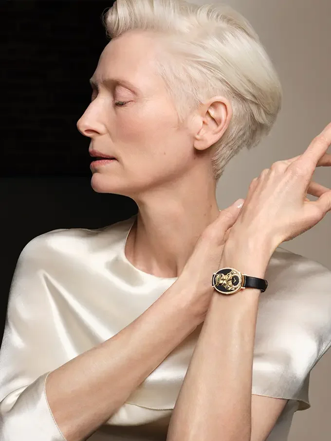 тильда суинтон cartier кампейн амбассадор рекламная кампания новая коллекция ювелирные украшения бижутерия
