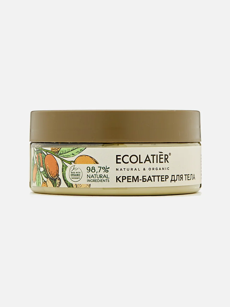 Крем-баттер для тела Organic Argana, Ecolatier