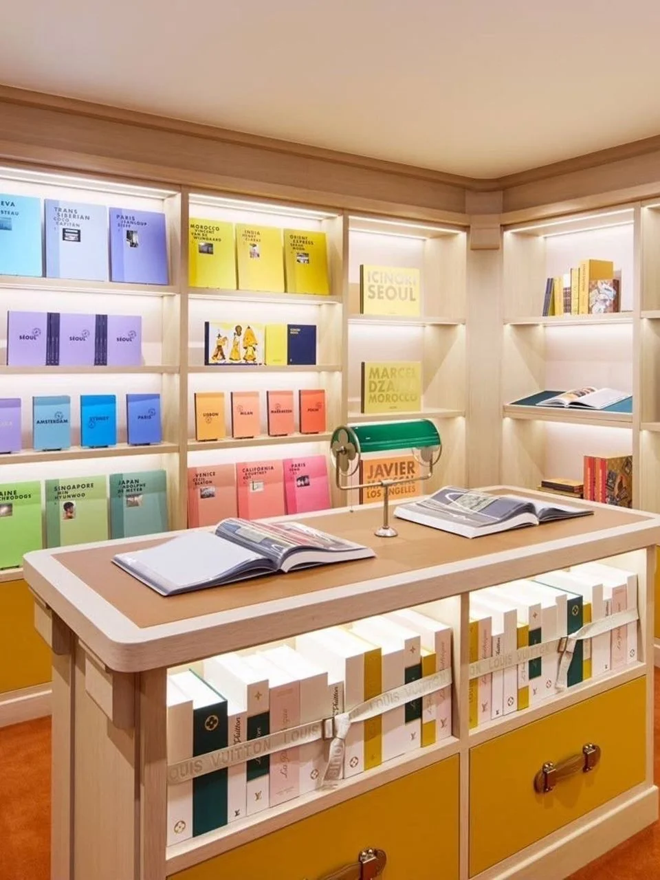Louis Vuitton, Луи Виттон, поп-ап, библиотека, книги, Сеул, Text Hip, модные книги