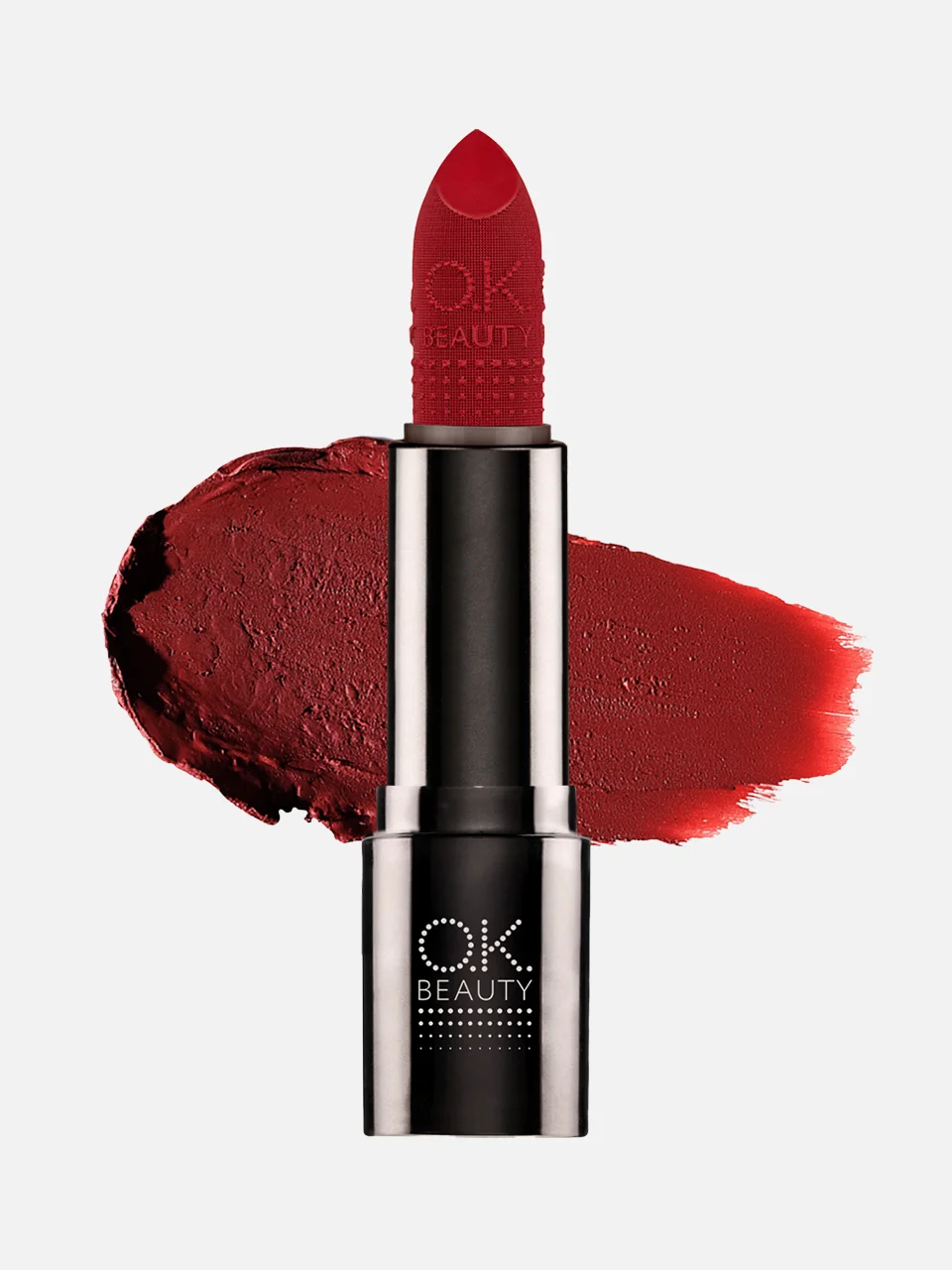 Увлажняющая стойкая матовая помада Long Lasting Silk Matte Lipstick Ruby, OK BEAUTY (Стоимость: 599 рублей)
