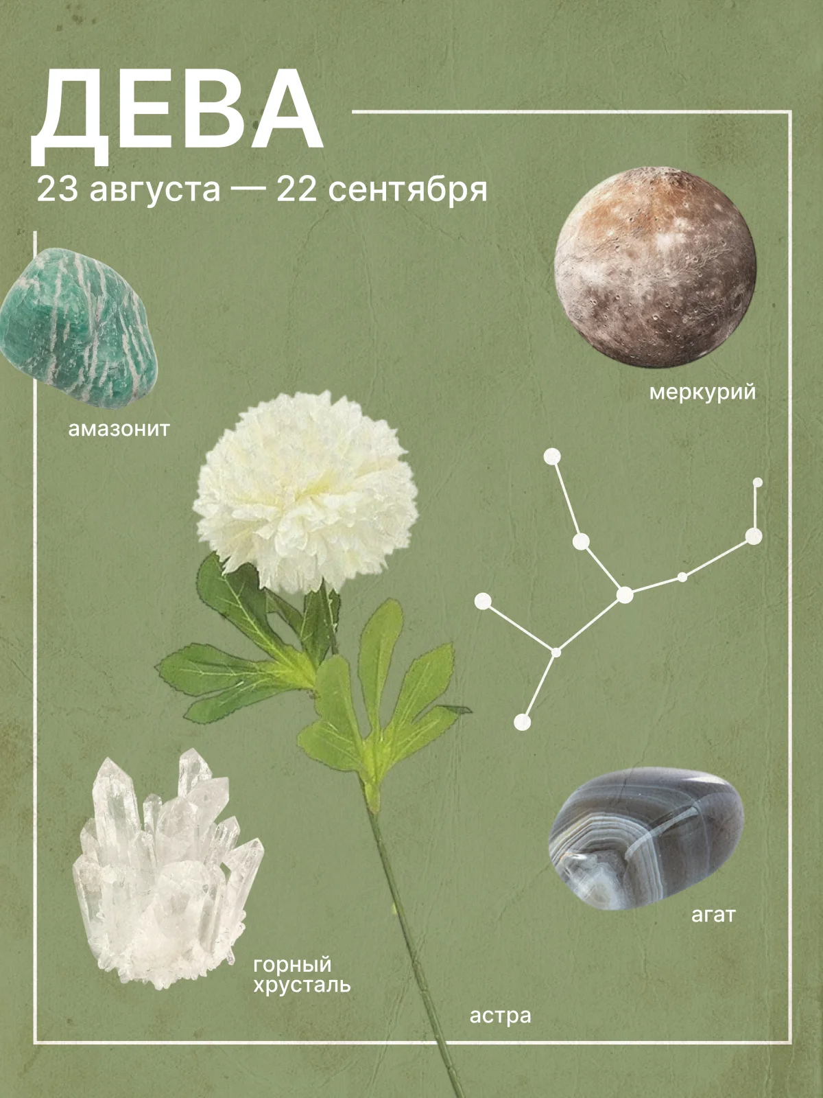 гороскоп на август 2026 для дев