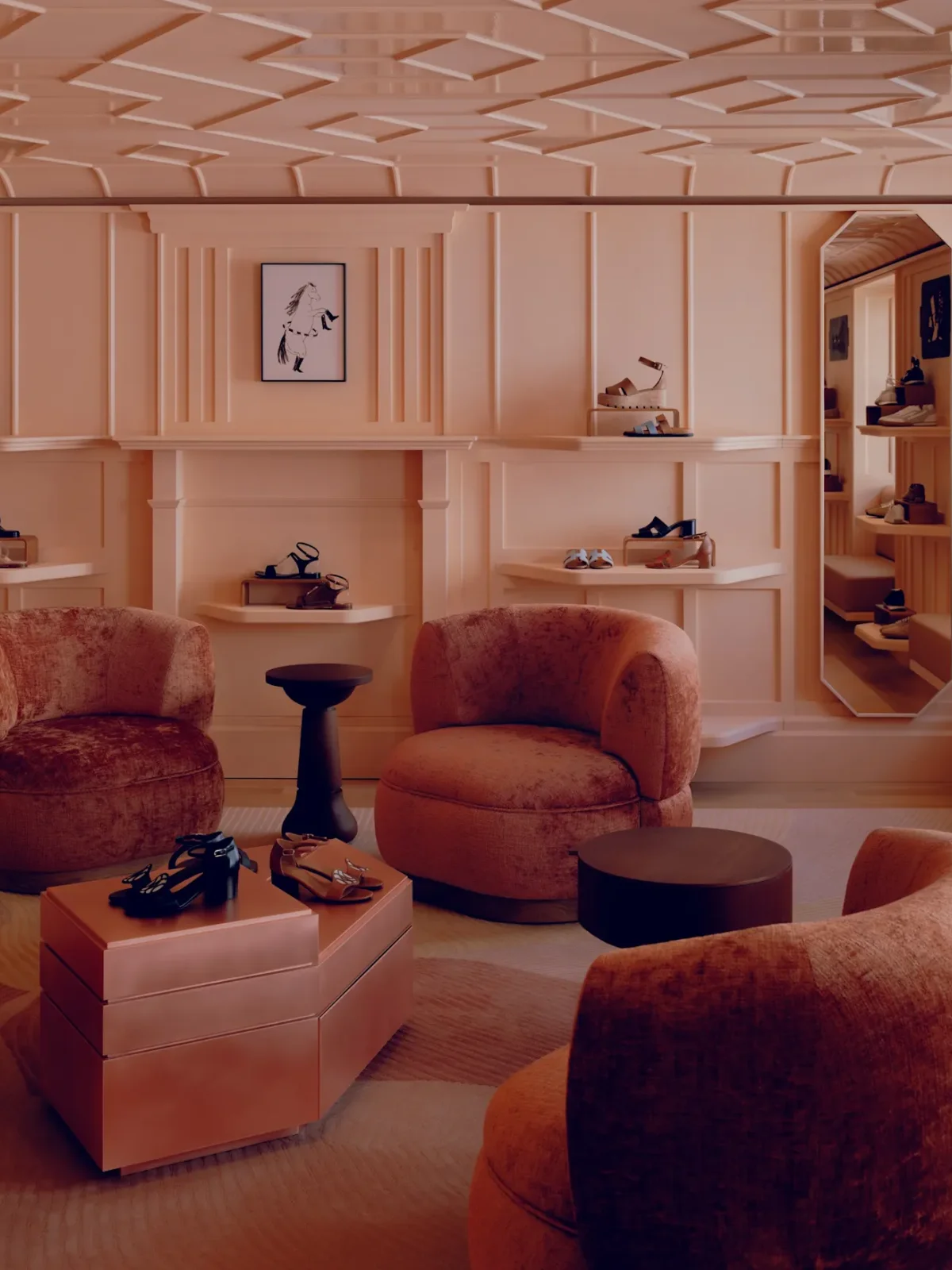 Hermès, эрмес, Hermès бутики, Hermès лондон, бюро Рена Дюма, Дени Монтель