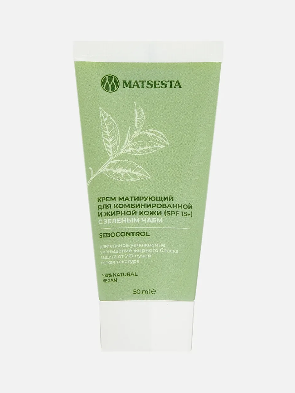 Крем SPF 15+ With Green Tea, Matsesta