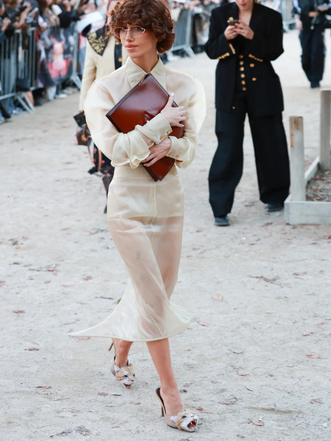 Неделя моды в Париже, Schiaparelli, Скиапарелли, весна-лето 2027, ss27, модный показ, новая коллекция, Надя Ли Коэн, Тейт Макрей