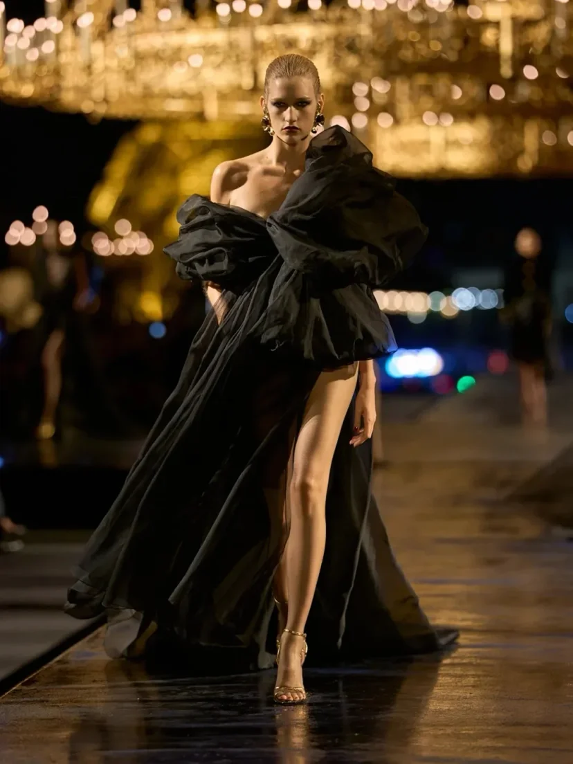 показ saint laurent