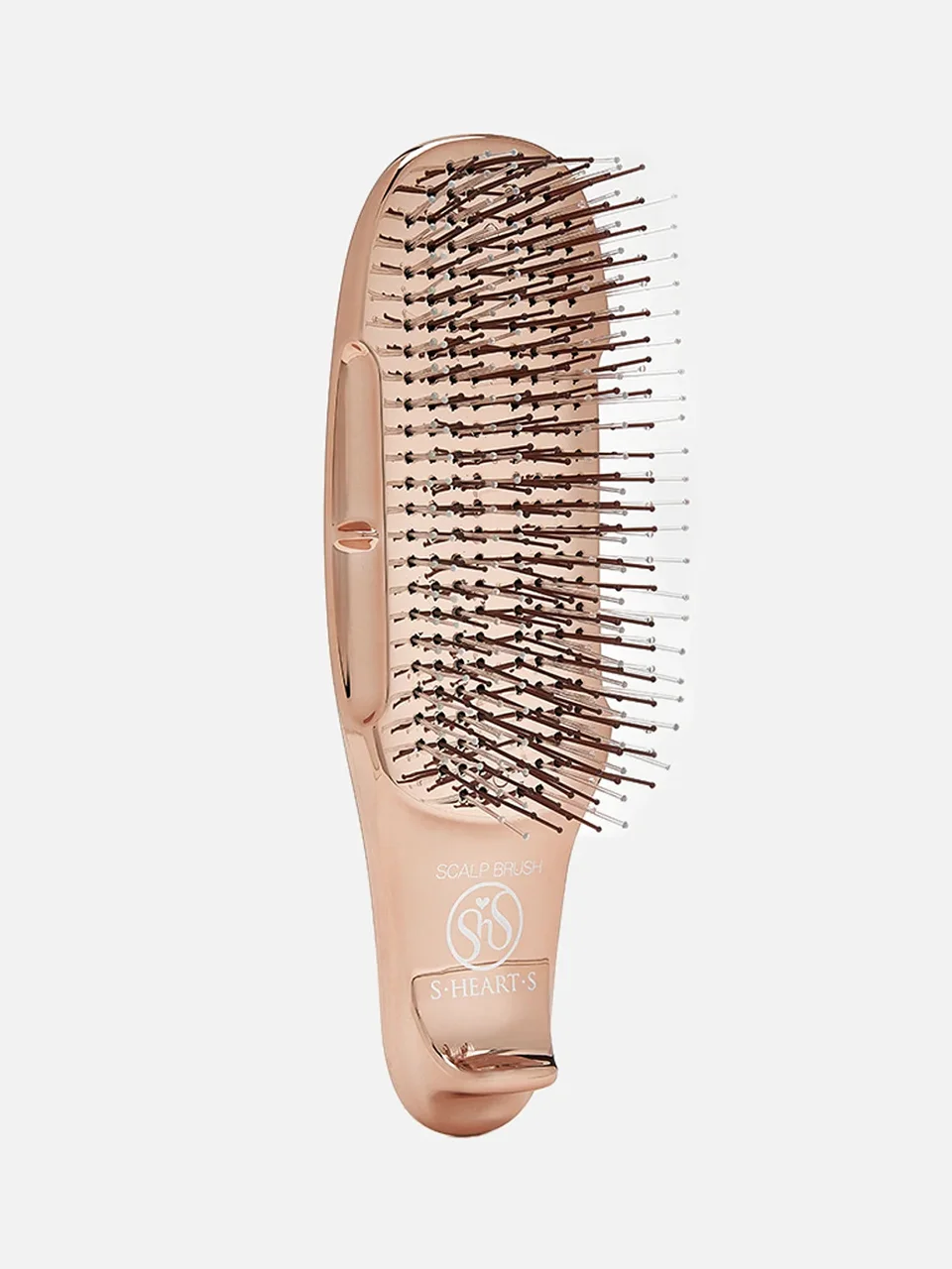 Японская массажная расческа Scapl Brush Gold, S-Heart-S