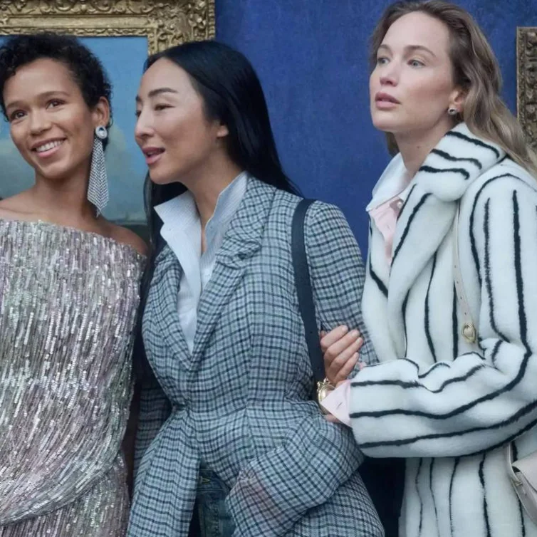 диор, Dior, cruise 2027, круизная коллекция, кампейн, Дрю Старки, Дженнифер Лоуренс, Грета Ли, Тейлор Рассел