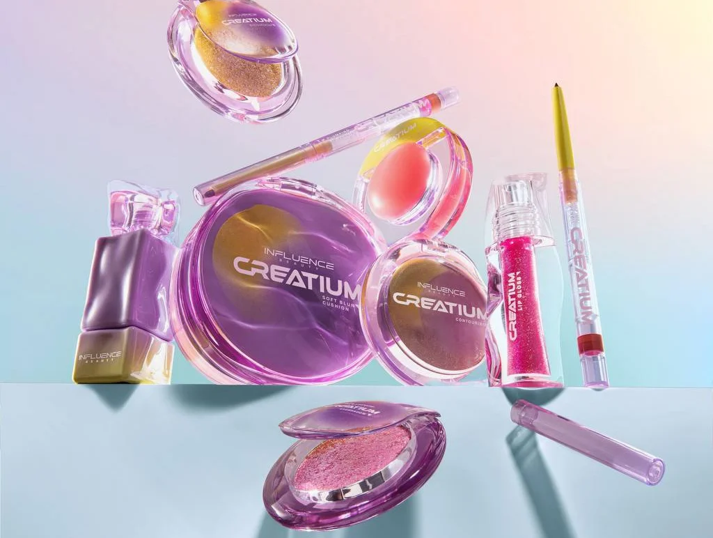 Дуохромные тени и жидкие румяна: Influence Beauty выпустил коллекцию Creatium