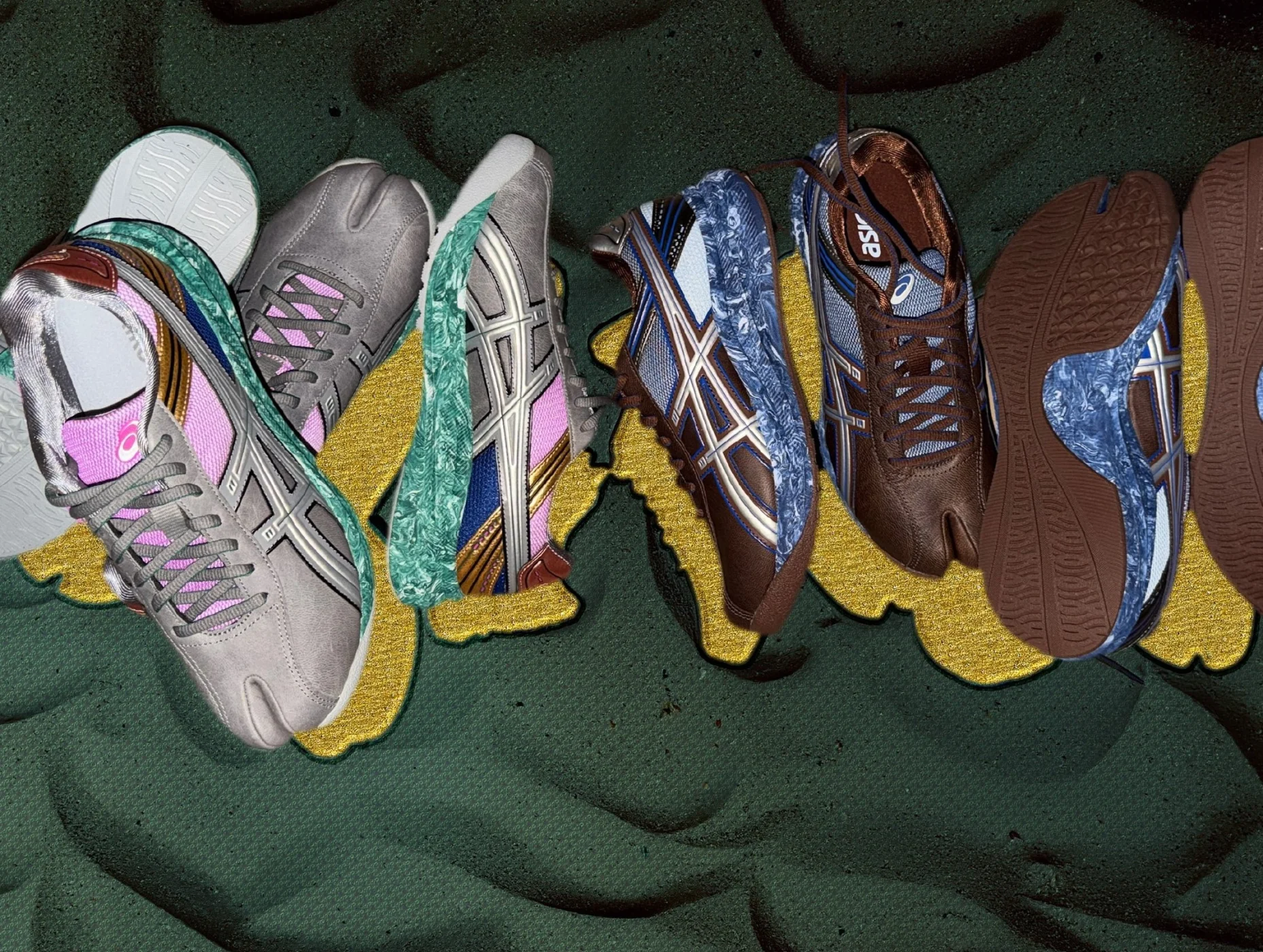 Яркие и удобные: какими получились новые кроссовки-таби от Kiko Kostadinov и Asics