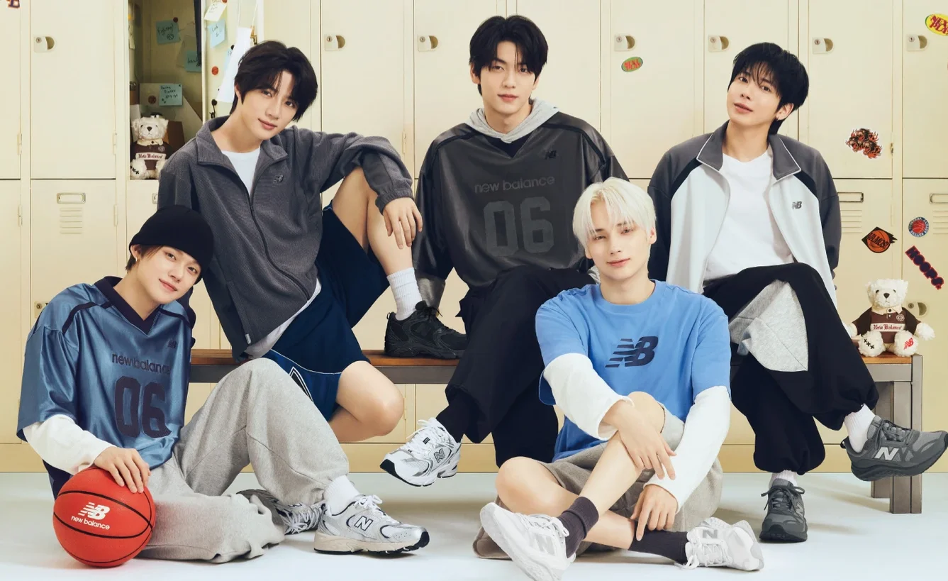 txt tomorrow x together тхт new balance abc-mart рекламная кампания кампейн новый альбом 2026 k-pop кей-поп к-поп