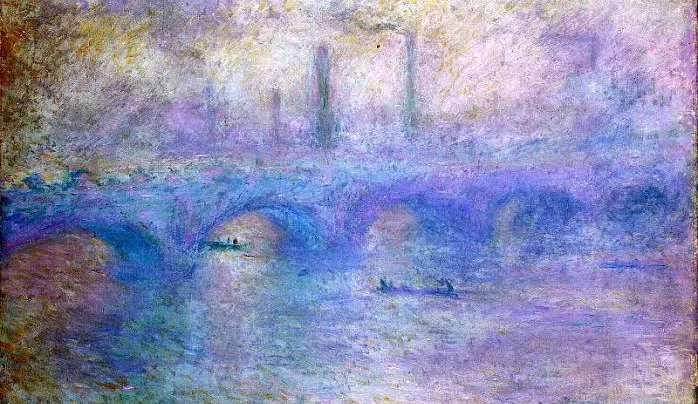 Клод Моне, «Мост Ватерлоо. Эффект тумана». 1903